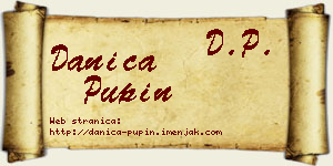 Danica Pupin vizit kartica